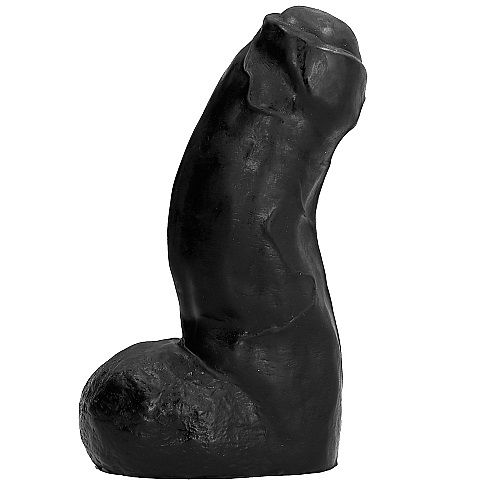 ALL BLACK REALISTIC DONG 17CM - ΠΡΩΚΤΙΚΟ