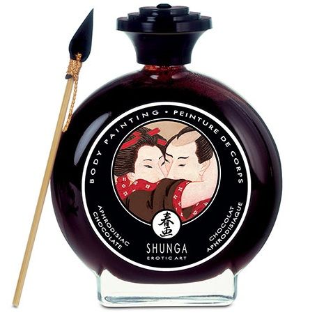 SHUNGA BODY PAINTING CHOCOLATE - 100% ΒΡΩΣΙΜΑ ΕΛΑΙΑ