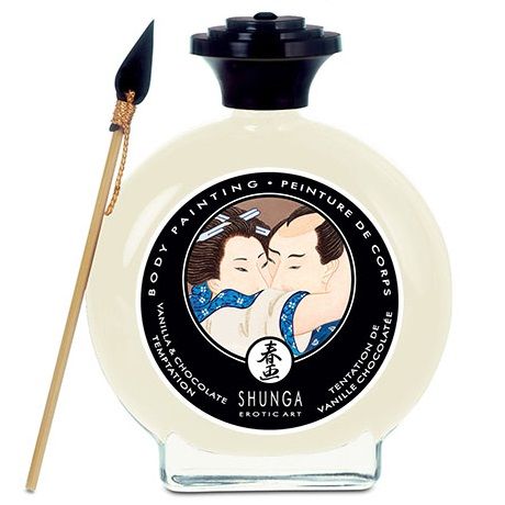 SHUNGA BODY PAINTING VANILLA AND CHOCOLATE - 100% ΒΡΩΣΙΜΑ ΕΛΑΙΑ