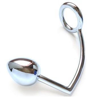 METALHARD COCK RING WITH ANAL BEAD 40MM - ΠΡΩΚΤΙΚΟ