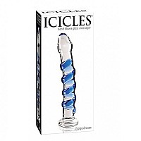 ICICLES NUMBER 05 HAND BLOWN GLASS MASSAGER