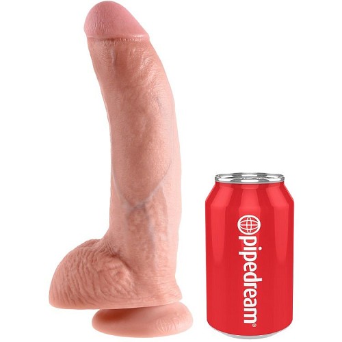 KING COCK 9 COCK FLESH WITH BALLS 22.9 CM - Dildos  /  Ομοιώματα  πέους