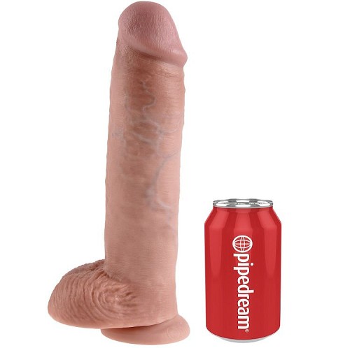 KING COCK 11 COCK FLESH WITH BALLS 28 CM - Dildos  /  Ομοιώματα  πέους