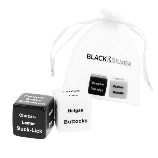 BLACK&SILVER DICE FOR COUPLES ES/EN