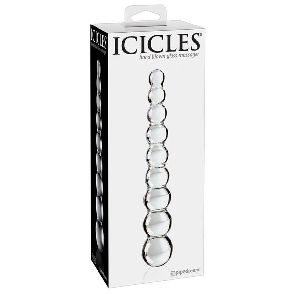 ICICLES NUMBER 2 HAND BLOWN GLASS MASSAGER