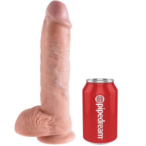 KING COCK 10 COCK FLESH WITH BALLS  26.5 CM
