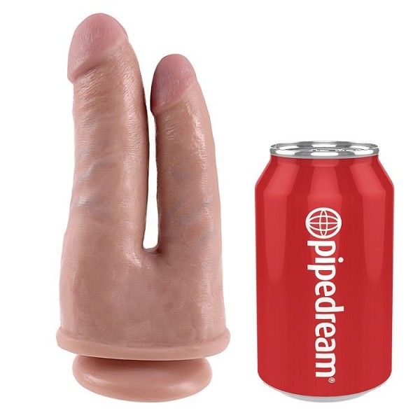 KING COCK DOUBLE PENETRATOR FLESH