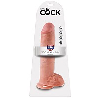KING COCK 11 COCK FLESH WITH BALLS 28 CM