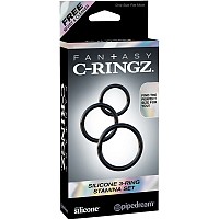 FANTASY C-RINGZ SILICONE 3 RING STAMINA SET