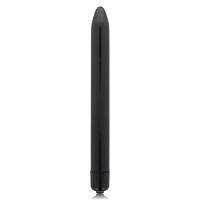 GLOSSY SLIM VIBRATOR BLACK
