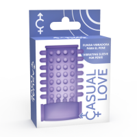 CASUAL RING VIBRATING SLEEVE PURPLE
