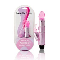 NAUGHTY PUPPY VIBRATOR PINK