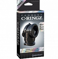 FANTASY C-RINGZ  COCK PIPE WITH BALL STRECH