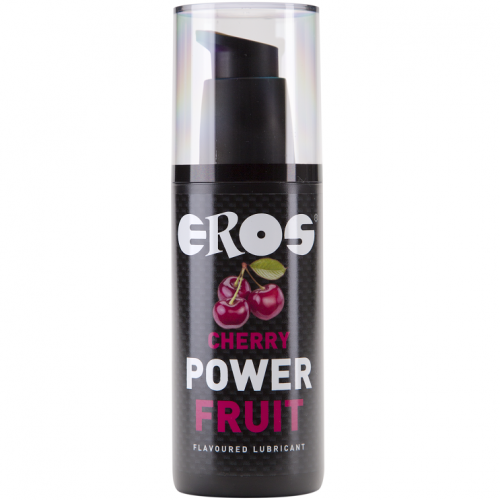 EROS CHERRY POWER FRUIT FLAVOURED LUBRICANT 125 ML - Water-based λιπαντικά νερού
