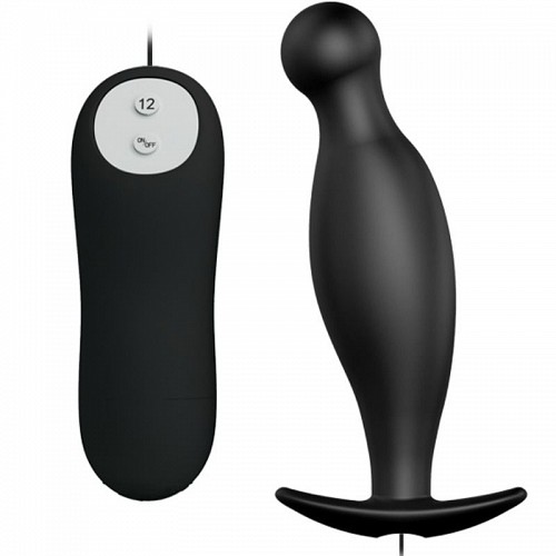 PRETTY LOVE BOTTOM - SILICONE ANAL PLUG EXTRA STIMULATION 12 SPEEDS REMOTE CONTROL - ΠΡΩΚΤΙΚΟ