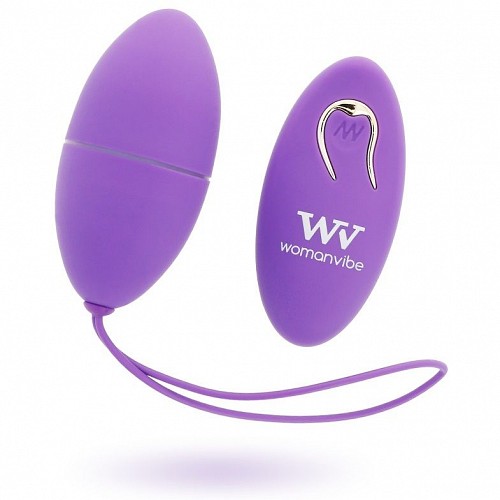 WOMANVIBE ALSAN EGG REMOTE CONTROL BLACK SILICONE PURPLE - ΓΙΑ ΤΟ ΕΡΩΤΙΚΟ ΣΑΣ ΠΑΡΤΙ