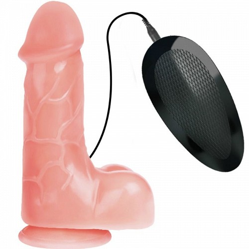 BARBARA REALISTIC VIBRATOR FLESH 21 CM/ Ρεαλιστικό dildo - Dildos  /  Ομοιώματα  πέους