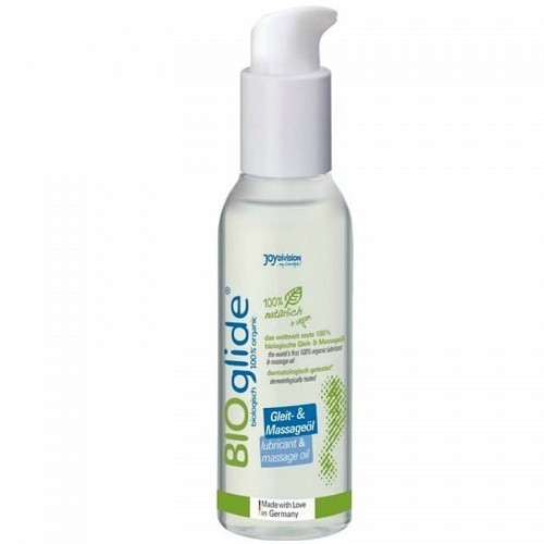 BIOGLIDE ORGANIC LUBRICANT AND MASSAGE OIL 125 ML - 100% ΒΡΩΣΙΜΑ ΕΛΑΙΑ