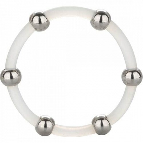 CALEX STEEL BEADED SILICONE RING XL - XXX TOYS
