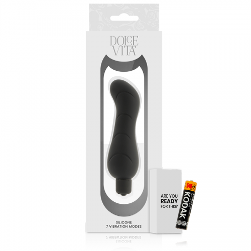 DOLCE VITA  G-SPOT BLACK SILICONE - ΠΡΟΣΟΜΟΙΩΤΕΣ
