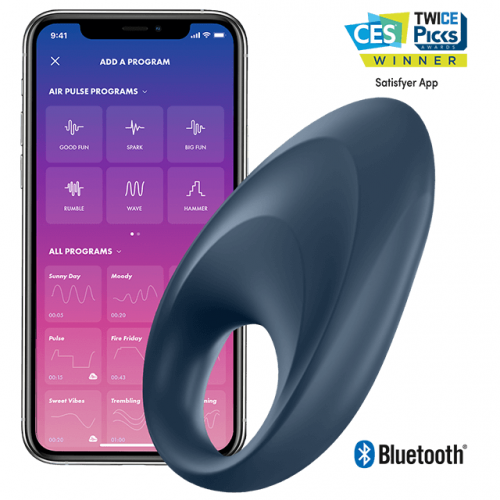 SATISFYER MIGHTY ONE  COCK RING APP - ΑΞΕΣΟΥΑΡ ΠΕΟΥΣ