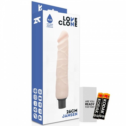 LOVECLONE JANSEN  SELF LUBRICATION DONG FLESH 26CM - Ρεαλιστικά πέη