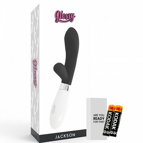 GLOSSY JACKSON RABBIT BLACK - For Clit