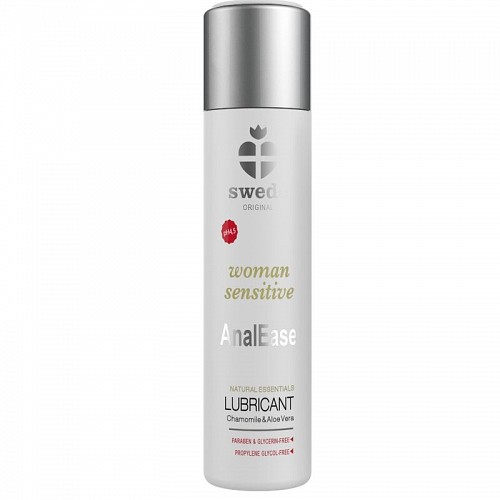 SWEDE WOMAN SENSITIVE ANAL EASE WATER-BASED 120 ML - Water-based λιπαντικά νερού