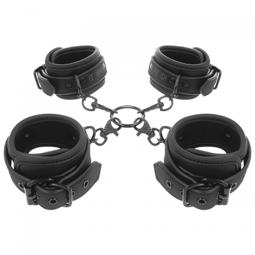 FETISH SUBMISSIVE HOGTIE AND CUFF SET - ΓΙΑ ΤΟ ΕΡΩΤΙΚΟ ΣΑΣ ΠΑΡΤΙ