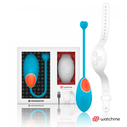 WEARWATCH EGG WIRELESS TECHNOLOGY WATCHME BLUE / SNOWY - ΤΗΛΕΧΕΙΡΙΖΟΜΕΝΑ SEX TOYS