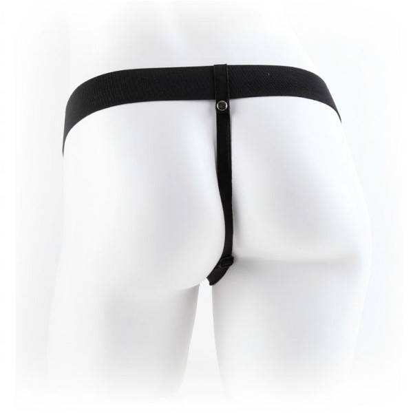 FETISH FANTASY SERIES 9 HOLLOW STRAP-ON WITH BALLS 22.9CM  FLESH