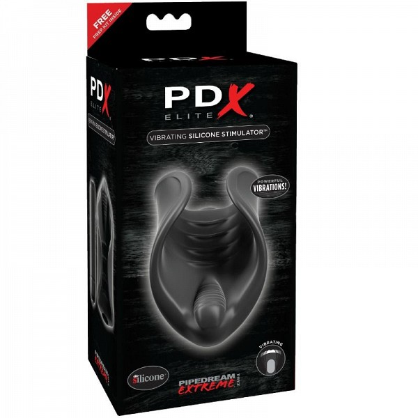 PDX ELITE VIBRATING SILICONE STIMULATOR