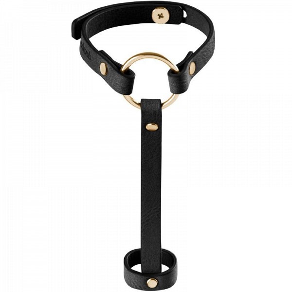 BIJOUX INDISCRETS MAZE HAND BRACELET HARNESS BLACK