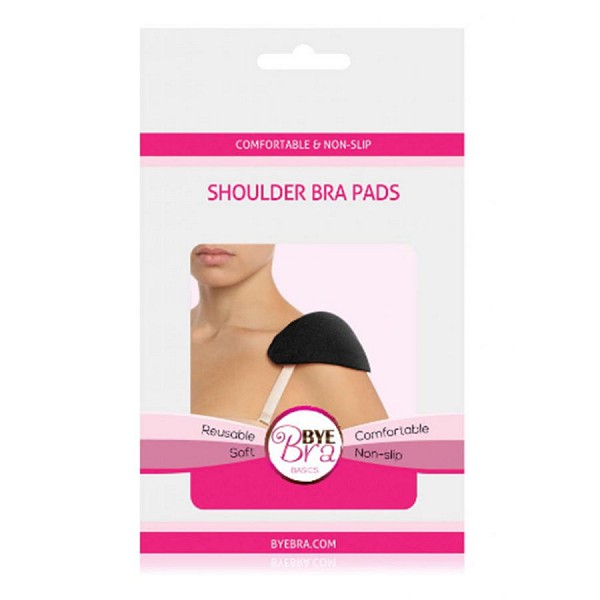 BYEBRA SHOULDER BRA PADS IN BLACK