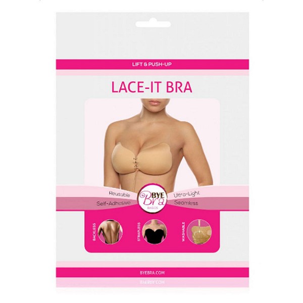 BYEBRA LACE-IT BRA CUP D IN BLACK