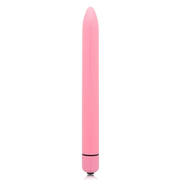 GLOSSY SLIM VIBRATOR PINK