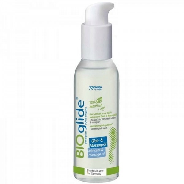 BIOGLIDE ORGANIC LUBRICANT AND MASSAGE OIL 125 ML