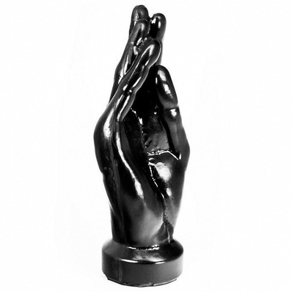 HUNG SYSTEM  ANAL PLUG HELLO BLACK COLOR 23.7CM