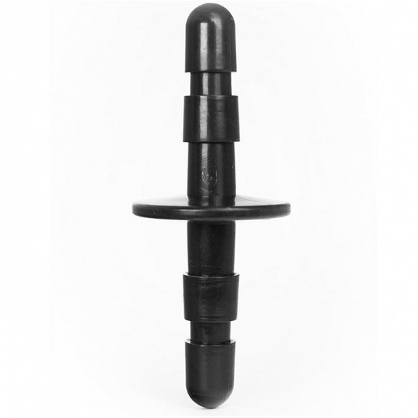 HUNG DOUBLE  SYSTEM ANAL PLUG BLACK