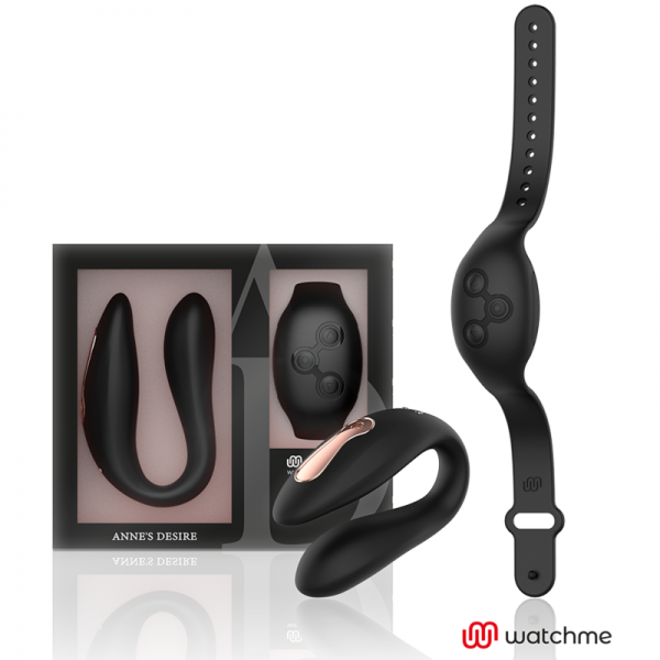 ANNE S DESIRE DUAL PLEASURE  WIRLESS TECHNOLOGY WATCHME BLACK