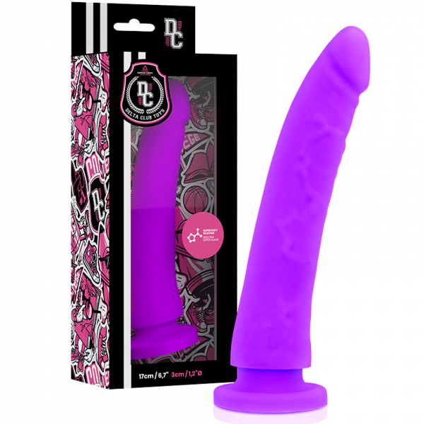 DELTA CLUB TOYS DONG PURPLE SILICONE 17 X 3CM