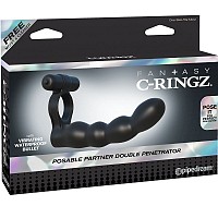 FANTASY C-RINGZ POSABLE DOUBLE PENETRATOR