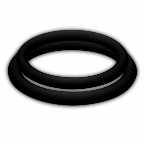 POTENZ DUO RINGS MEDIUM BLACK - XXX TOYS