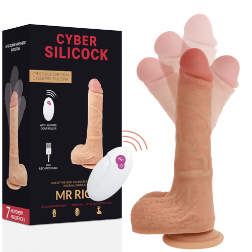 CYBER SILICOCK REMOTE CONTROL REALISTIC MR RICK - Dildos  /  Ομοιώματα  πέους