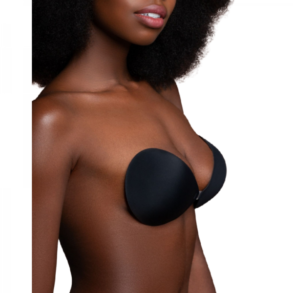 BYE BRA INVISIBLE BRA - BLACK SIZE D