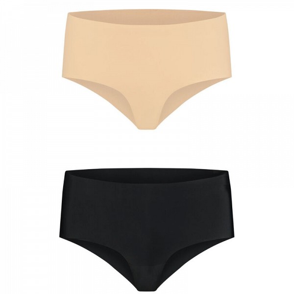 BYE BRA INVISIBLE HIGH BRIEF 2 PACK L
