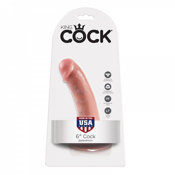 KING COCK 6 COCK FLESH 15.2 CM