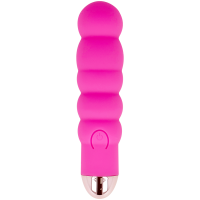 DOLCE VITA RECHARGEABLE VIBRATOR SIX PINK 10 SPEEDS