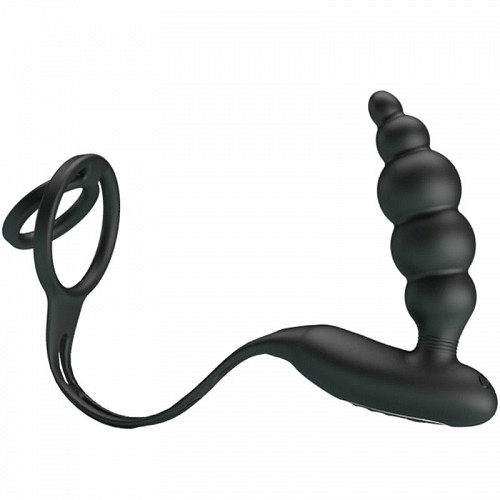 PRETTY LOVE BOTTOM - PENNIS RINGS AND VIBRATING PLUG - ΑΞΕΣΟΥΑΡ ΠΕΟΥΣ