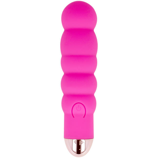 DOLCE VITA RECHARGEABLE VIBRATOR SIX PINK 10 SPEEDS